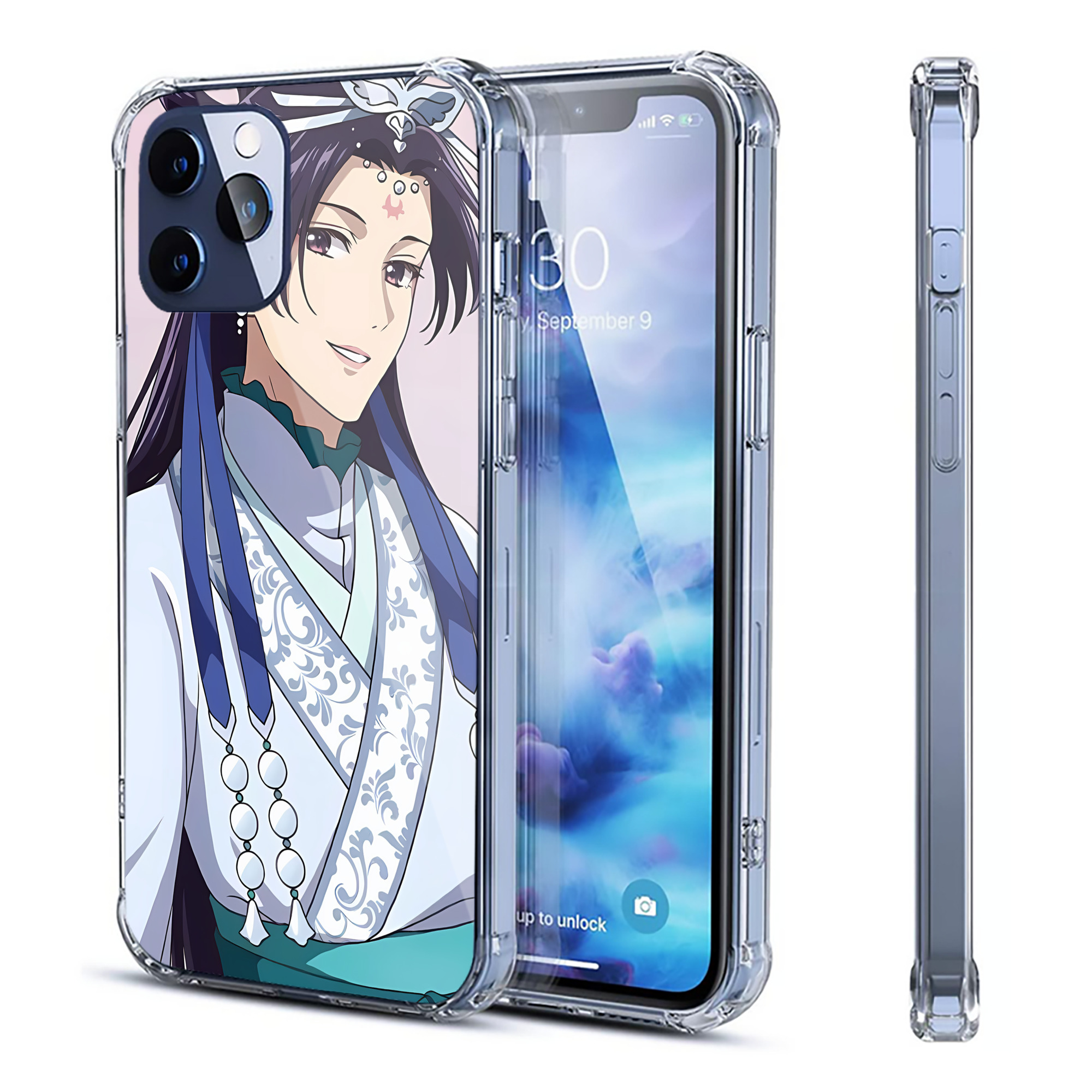 （画像用） 薬屋のひとりごと The Apothecary Diaries 【iPhone 12シリーズ対応】透明スマホケース（クリアソフトケース）